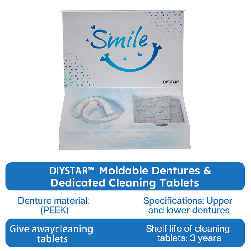 Official Store | DIYSTAR™ Moldable Dentures🧑🏽⚕️Obtain American Dental Association (ADA) Certification ✅