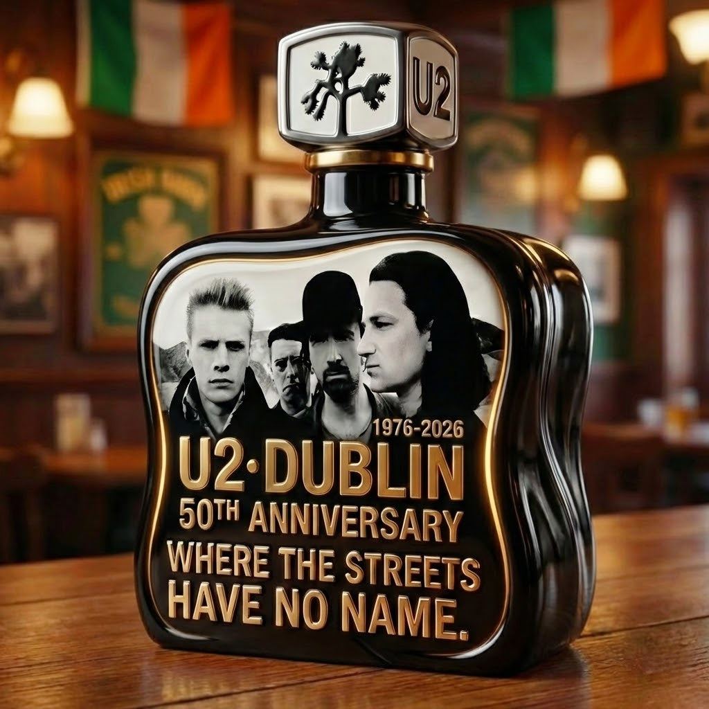 U2 50th Anniversary Commemorative Whiskey Decanter 🥃