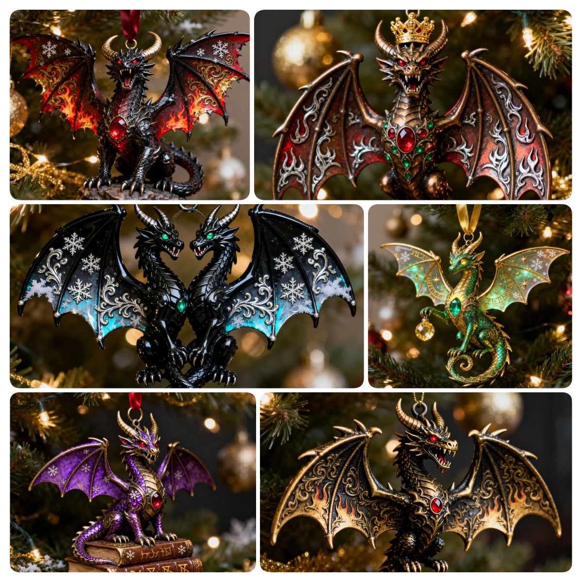 Dragon Christmas Ornament 🐉✨