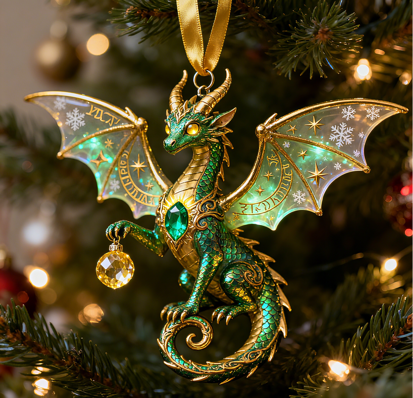 Dragon Christmas Ornament 🐉✨