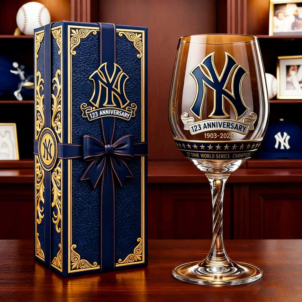 123rd Anniversary Wine Glass