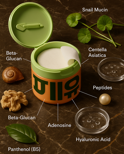 Korean Anti-Aging Toner Pads – Fades Dark Spots & Wrinkles Fast (100 Pads)