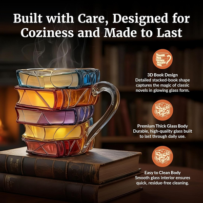 Handmade 3D Reading Happiness Mug - Original