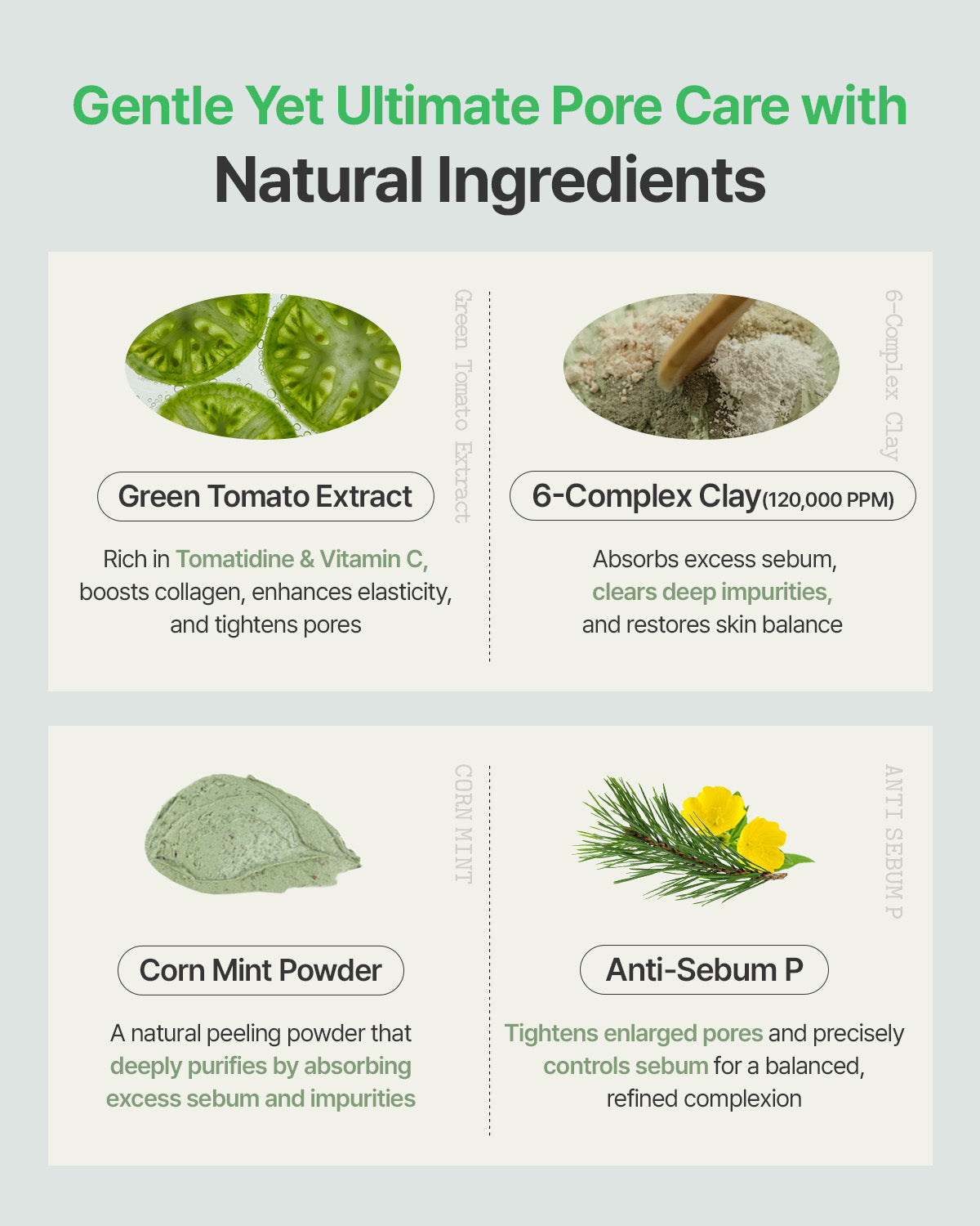 (Green Tomato) Clay Mask Cleanser