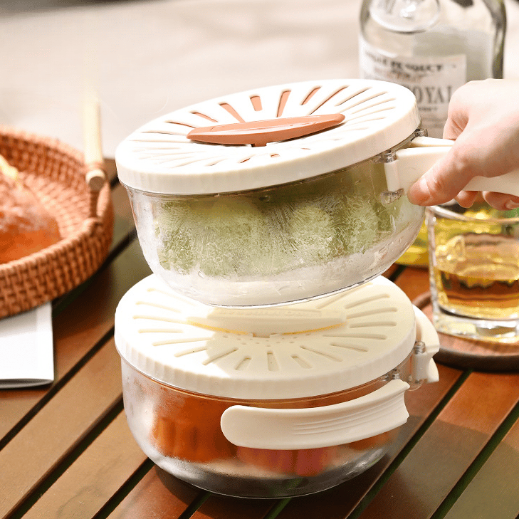 2-in-1 Draining and Preservation Basket: Simplify Washing & Storing